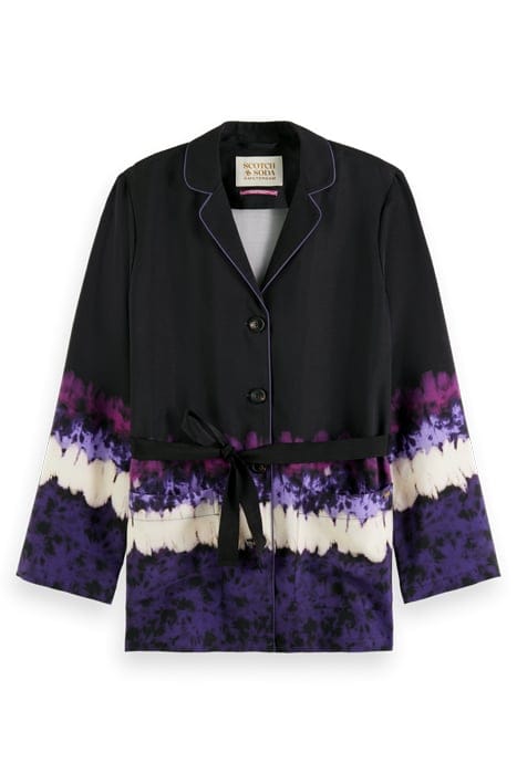 DIP DYE STRIPE PYJAMA BLAZER DIP DYE STRIPE 4