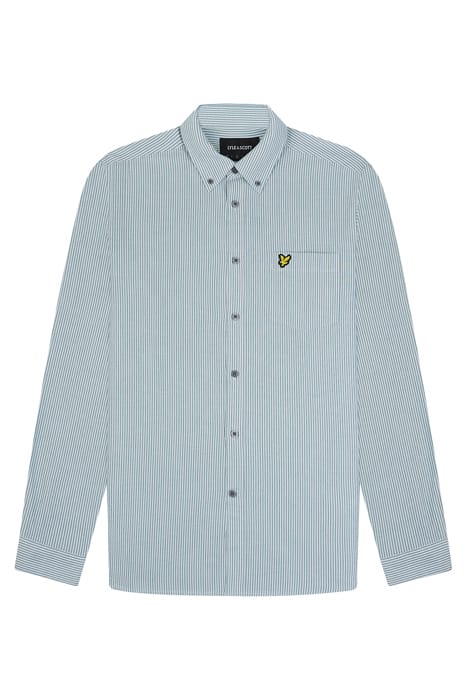 STRIPE OXFORD SHIRT COURT GREEN / WHITE 4