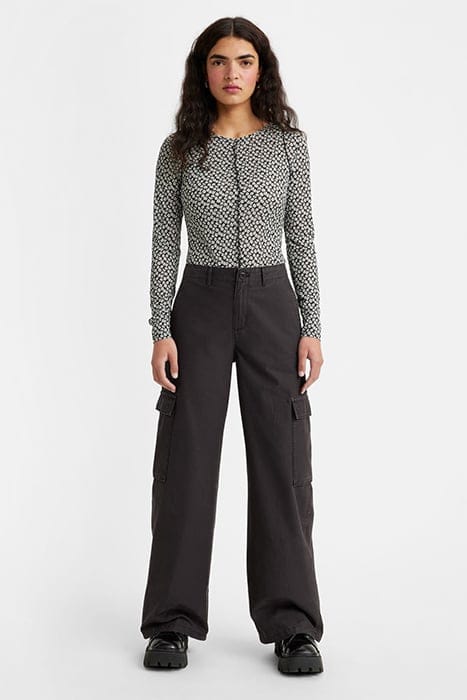BAGGY CARGO PANT BLACK 1