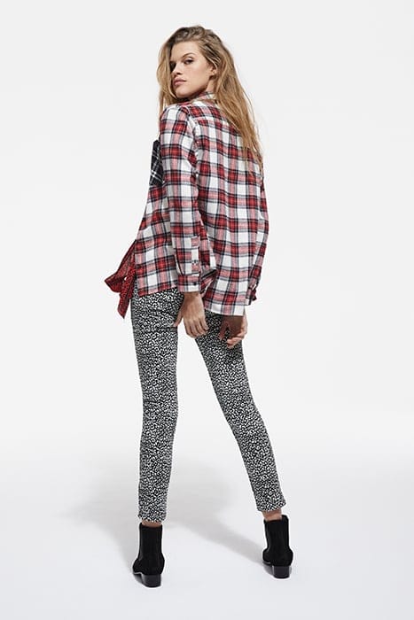 CHEMISE A CARREAUX ET POCHES CONSTRATEES RED 5