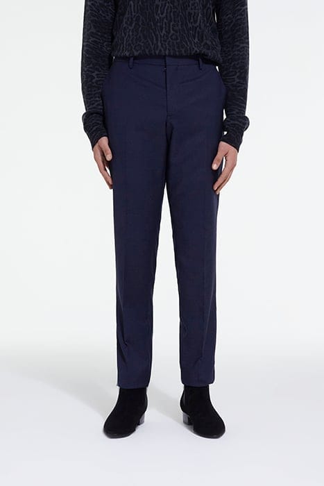 PANTALON COSTUME MOTIF MICRO PIED DE POULE NAVY 1