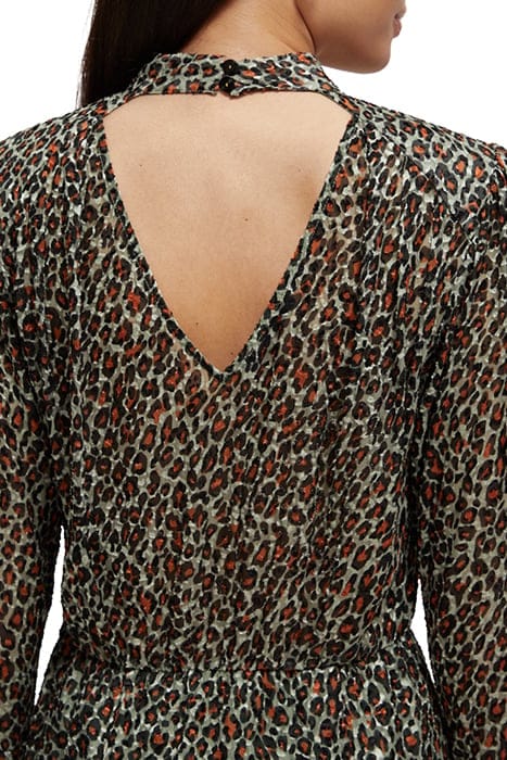 MOCK NECK MINI DRESS WITH OPEN BACK DETAIL CREATURES OF THE  7