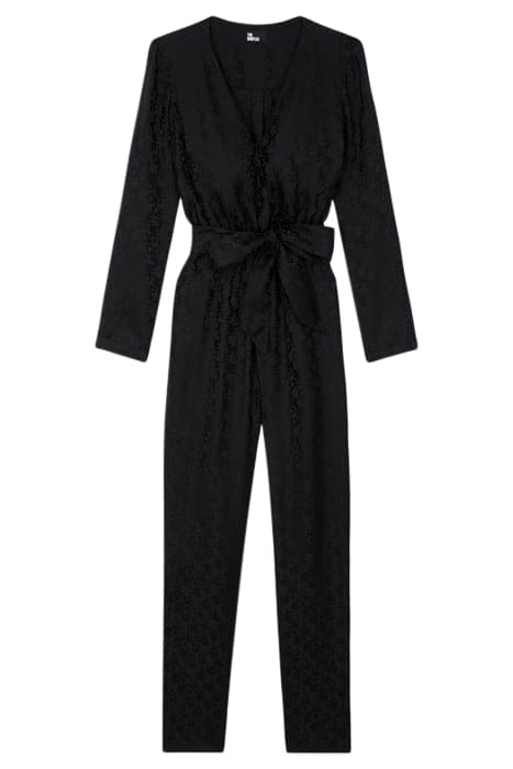 COMBINAISON PANTALON DECOLLETEE NOUEE A LA TAILLE BLACK 1