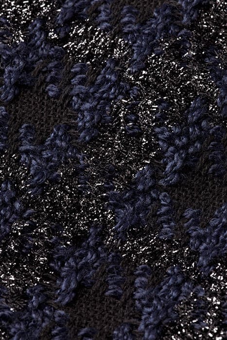 BOUCLE TWEED CHECK HIGH RISE MINI SKIRT NIGHT LUREX HOUNDSTO 9