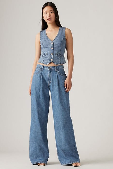 BAGGY FLARED JEANS BLUE 1