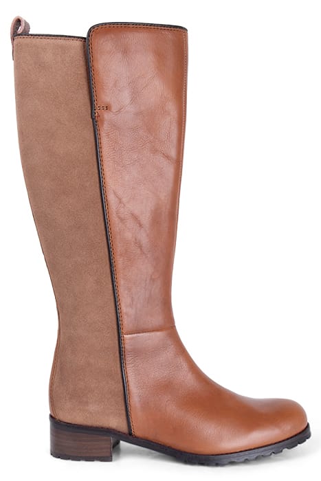 SARAH HIGH LEG BOOT MID TAN 1