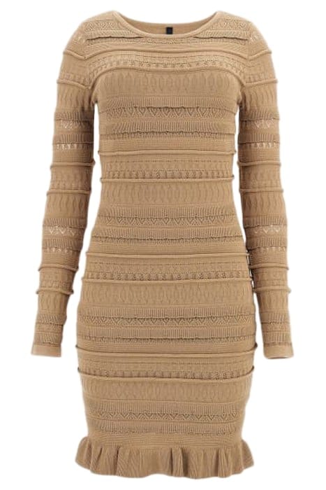 MARCIANO BY GUESS BETH SWEATER DRESS MACCHIATO MULTI 4