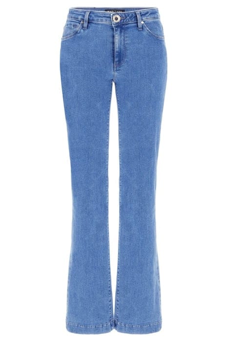 MARCIANO BY GUESS SEXY BOOT MARA DENIM LIGHTER FLARED BLUE 4