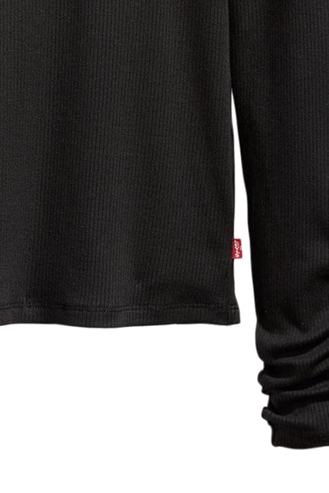 RUCHED LONG-SLEEVED TOP BLACK 6