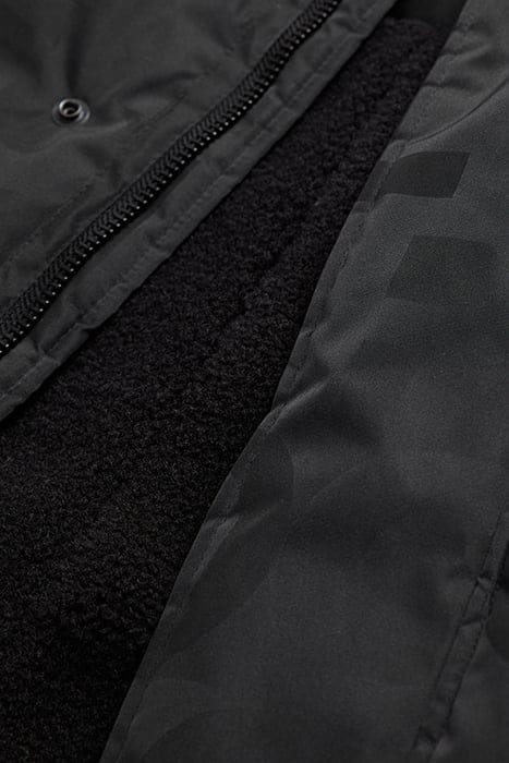 PARKA WITH FAKE SHEEP LINING BLACK 7