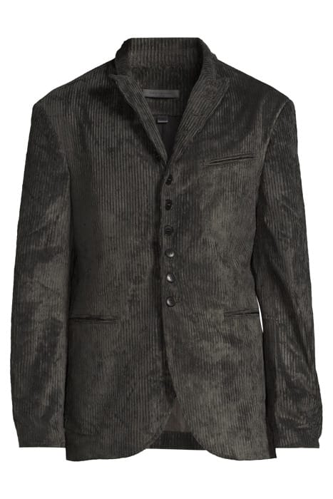WOODWARD SLIM FIT CONVERTIBLE PEAK LAPEL IRON GREY 3