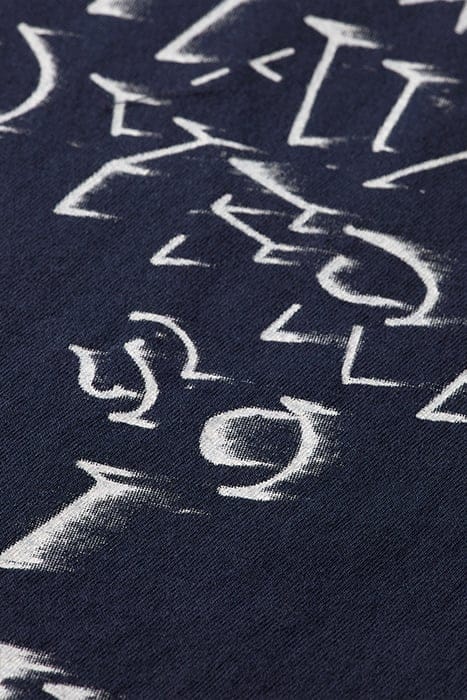 GRAPHIC PRINT T-SHIRT WASHED NAVY 7