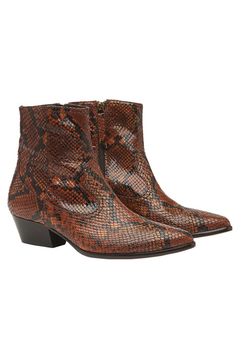 CHORAL COWBOY ANKLE BOOT MUSTARD 2
