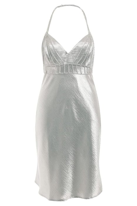 GUESS ECO SL EDREA DRESS SILK GRAY 4