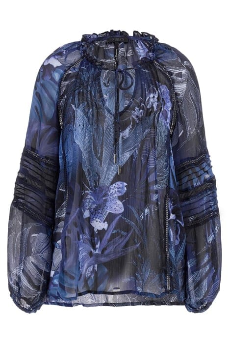 GUESS ECO LS GILDA TOP ETCHED TROPICAL PRIN 4
