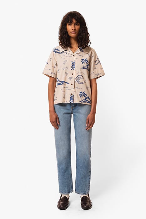 MOA WAVES HAWAII SHIRT ECRU 1