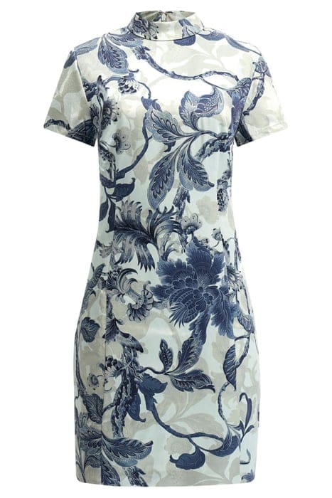 GUESS ECO SS SANDRA DRESS PORCELAIN FLORAL PRI 4