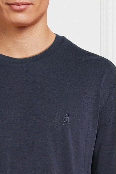 MARCIANO BY GUESS SS CN LOGO T-SHIRT SMART BLUE 4
