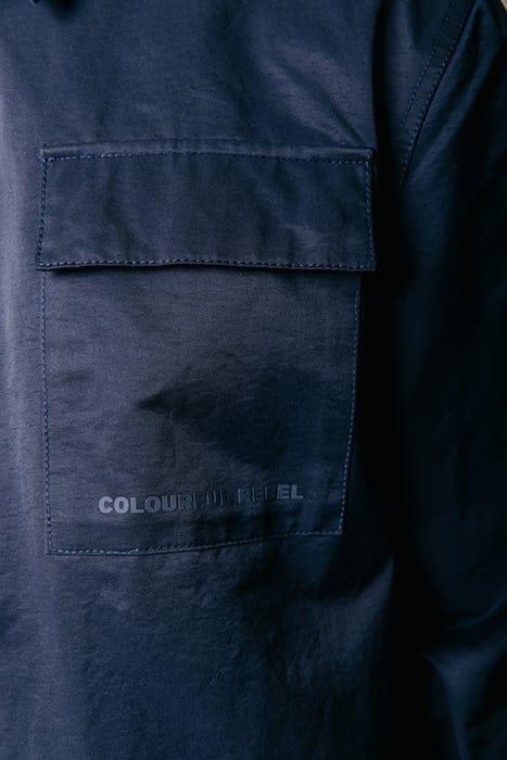 LUKE ZIP SHIRT DEEPEST BLUE 4