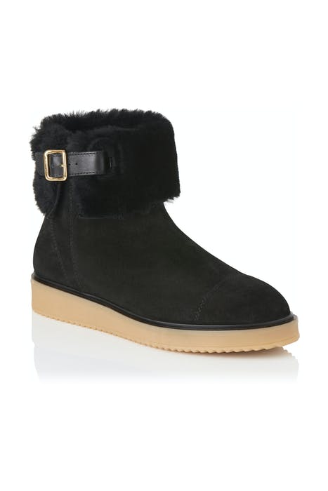 MACI SHEARLING ANKLE BOOT BLACK 3