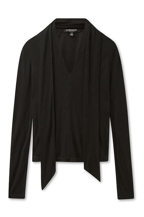 TOP WITH SCARF BLACK 3