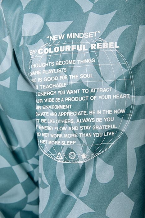 ASHER SWIRL PATCH BASEBALL BOMBER GREY BLUE 9