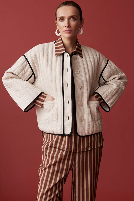 CINNAMON JACKET ECRU 4