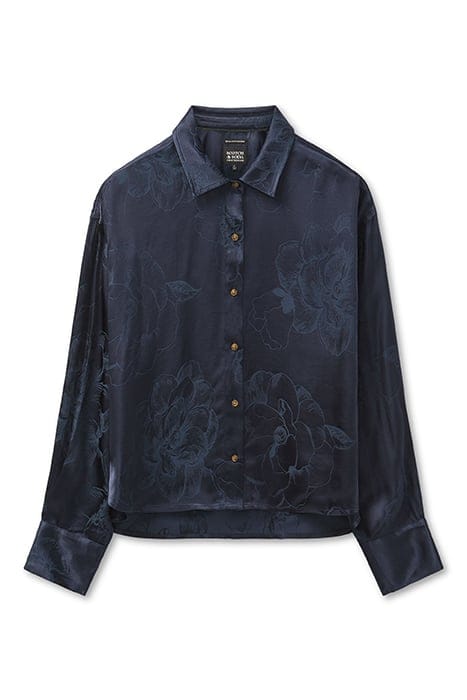 JACQUARD CROPPED SHIRT PEACOAT 3