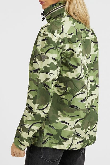 GUESS ECO TECHNICAL RAINCOAT GUESS CAMOU AOP PRIN 2