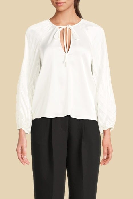 MARCIANO BY GUESS CAMERON BLOUSE PALE PEARL 1