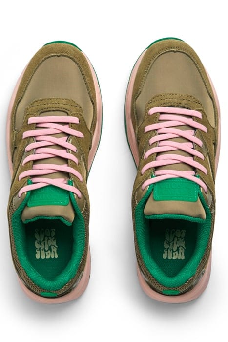 GIRLS CELESTIA SNEAKER ARMY GREEN 3