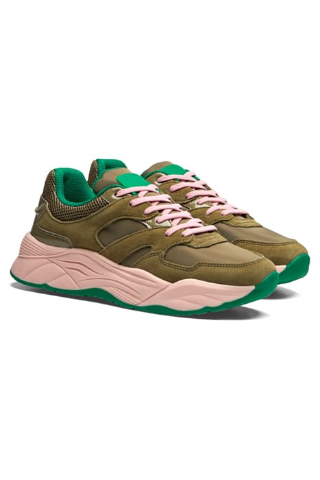 GIRLS CELESTIA SNEAKER ARMY GREEN 2