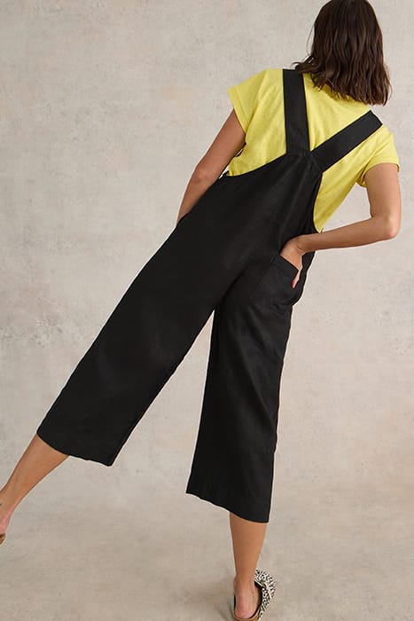 VIOLA LINEN DUNGAREE PURE BLACK 4