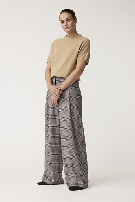 BAMBOO PANTS BLUE/ORANGE 1