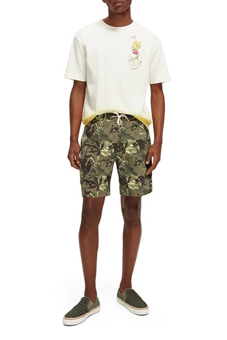 DIP-DYED SUMMER ARTWORK T-SHIRT WHITE 3