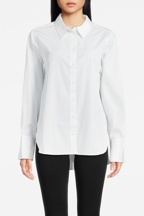 POLLY STRIPE BUTTON-DOWN SHIRT 1