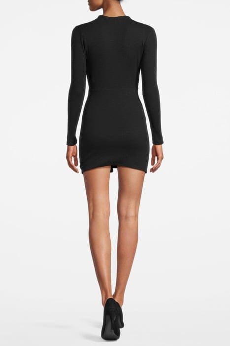 DIAMANTE DRESS IN BLACK 2