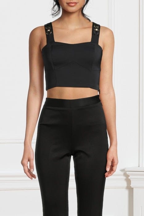 MARCIANO BY GUESS NORAH TOP JET BLACK 1
