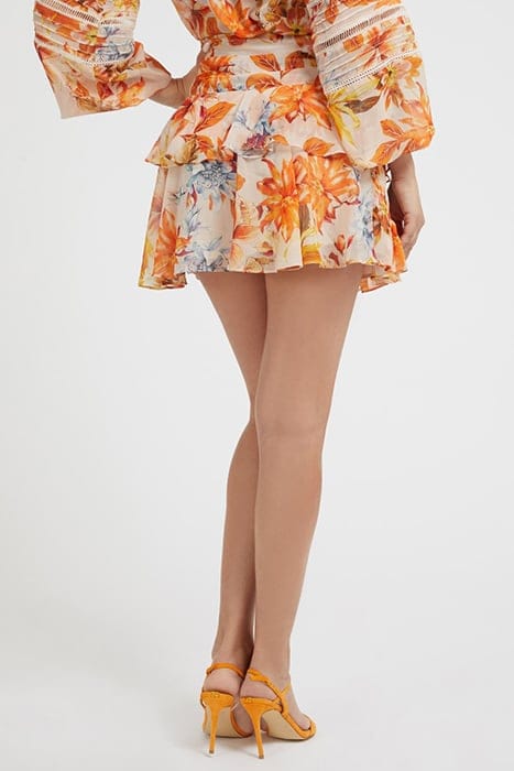 GUESS ECO GILDA MINI SKIRT SUNSET GARDEN 2