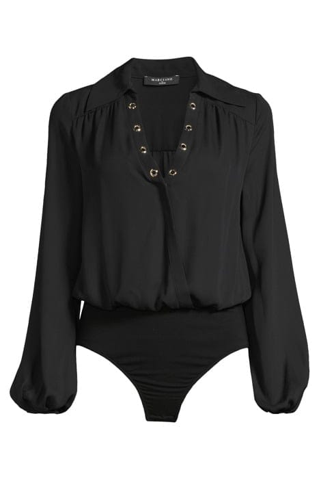 MARCIANO BY GUESS EVA BODYSUIT JET BLACK 3