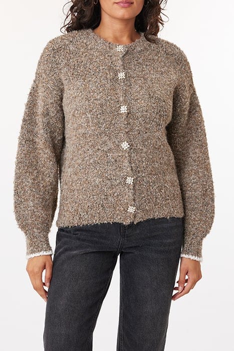 SWEATER CARDIGAN SAVANNAH TAN 1