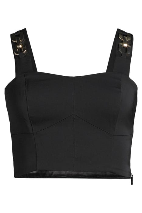 MARCIANO BY GUESS NORAH TOP JET BLACK 3