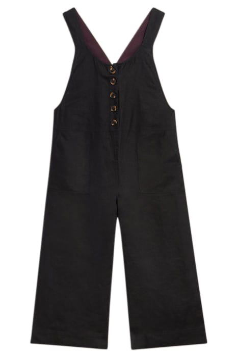 VIOLA LINEN DUNGAREE PURE BLACK 1