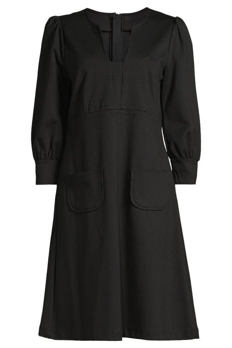 DRESS WITH POCKETS PUNTO MILANO BLACK 3