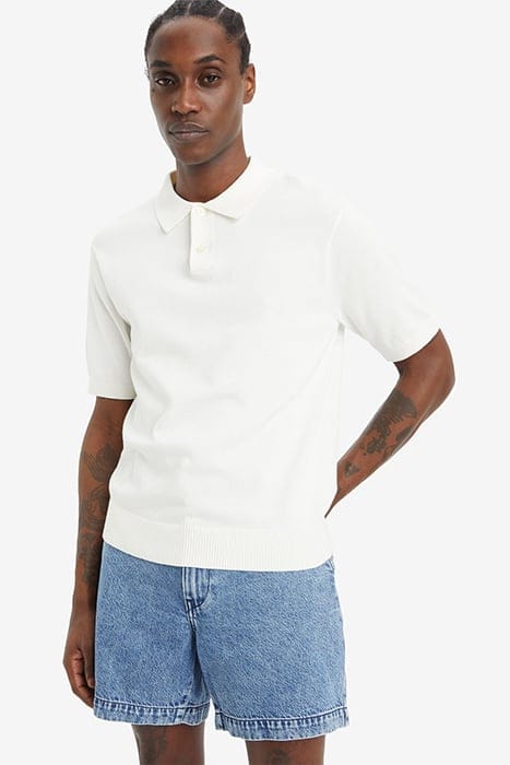SWEATER POLO SHIRT WHITE 5