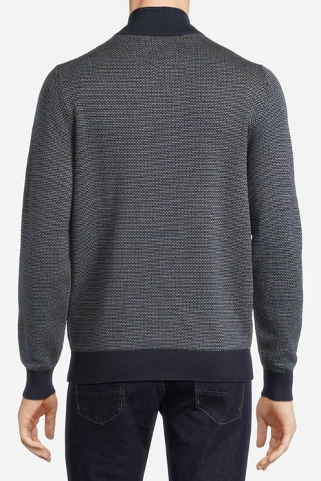 NEWPORT JACQUARD FUNNEL DARK NAVY 2