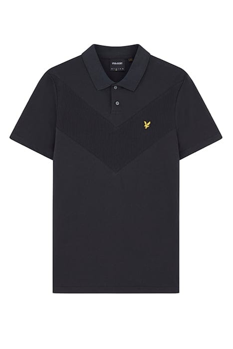 CHEVRON POLO SHIRT BLACK ICE 4