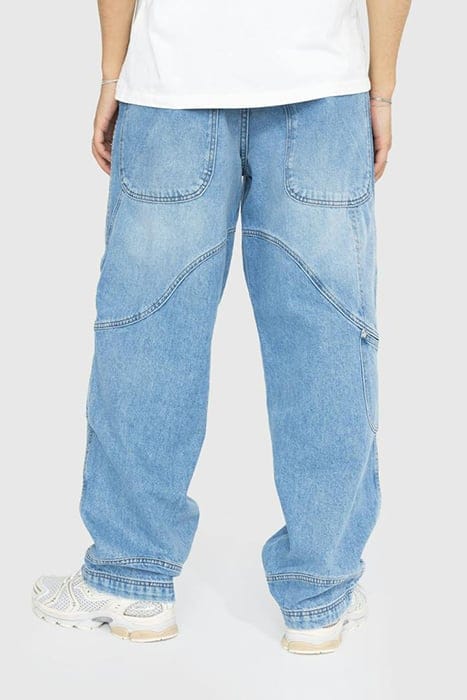 TRUSSARDI – 5 POCKET CARGO LOOSE FIT DENIM INDIGO OPEN HAND  2