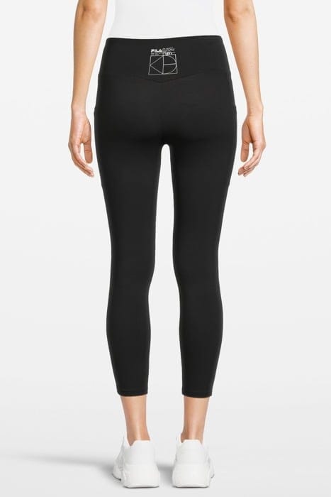 RABENAU HIGH WAIST TIGHTS BLACK BEAUTY-LUCENT WHITE 2