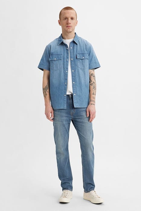 502 STRAIGHT JEANS BLUE 1